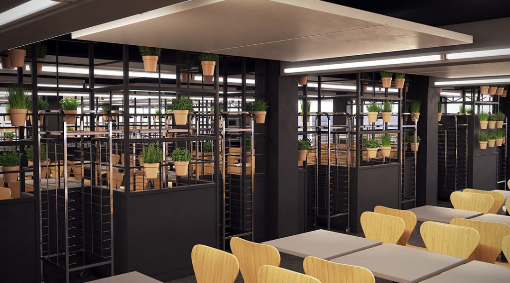 Concepto Cafetería Buffet Madcontract GrupoMad